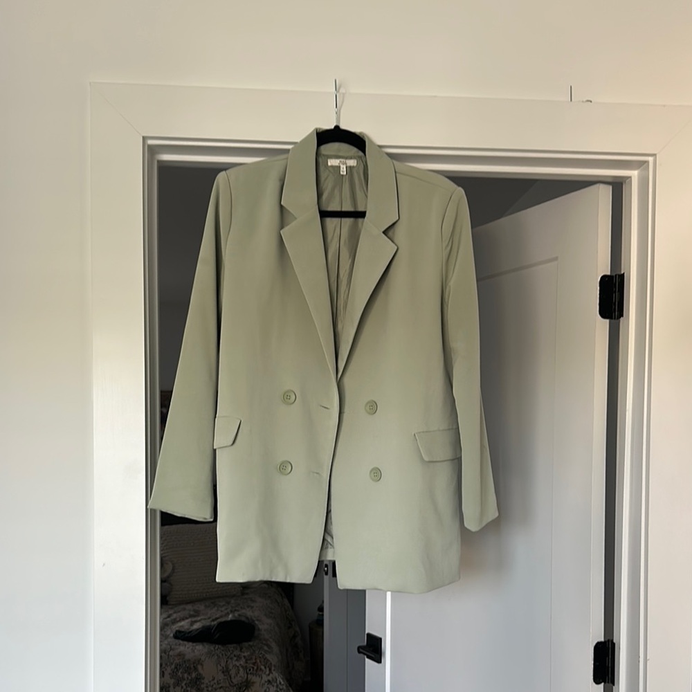 Women's Sage Green Blazer